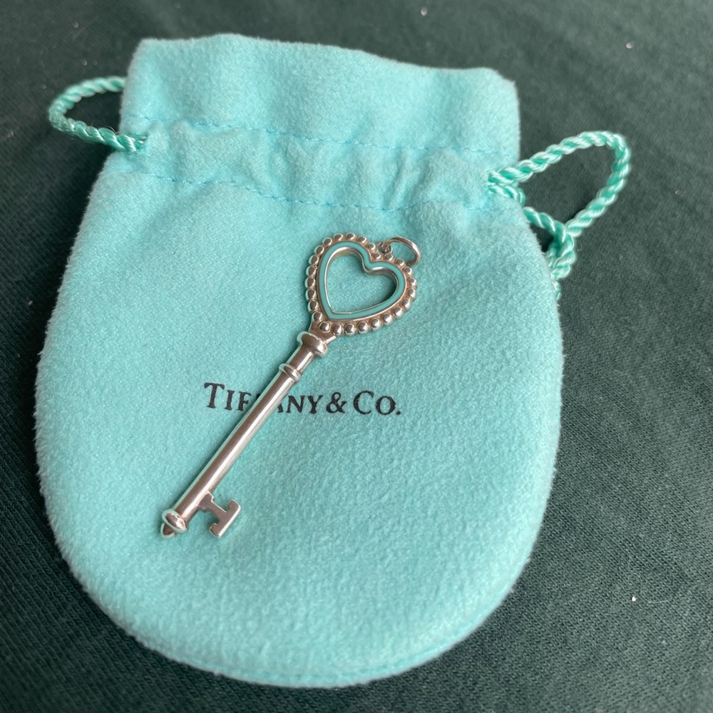 Tiffany & co key heart pendent